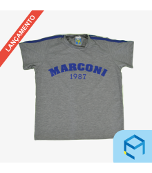 Uniforme Marconi - Camiseta Cinza