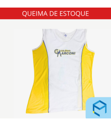 Uniforme Marconi - Camiseta Regata Amarela