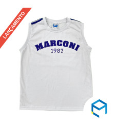 Uniforme Marconi - Camiseta Regata Branca